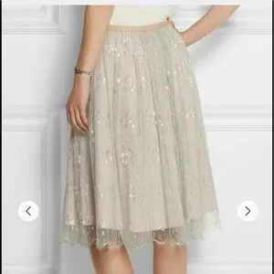 Crew Skirts Jcrewcollection Tulle Midi Skirt Poshmark